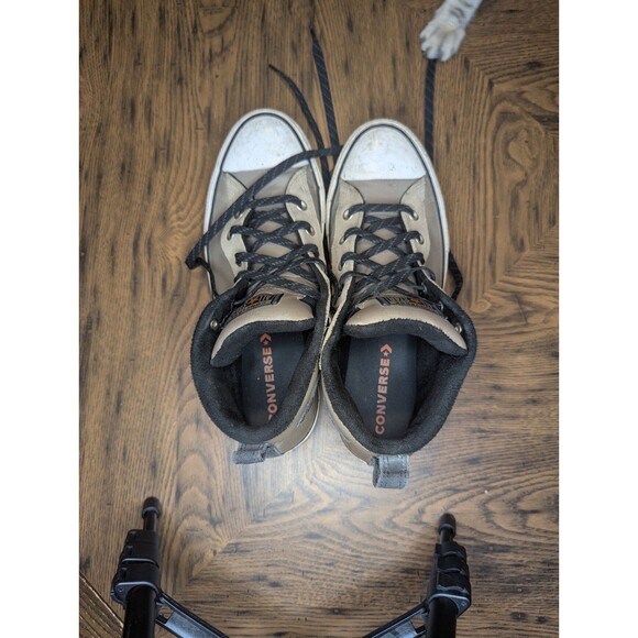 Converse Chuck Taylor All Star Street Boot Mason Toupe/White/Black 166072C  10.5 - Picture 3 of 9